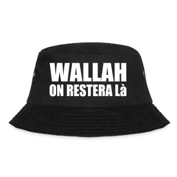 Wallah will leave it at that - Bucket Hat - black - Front - Lela (165cm)