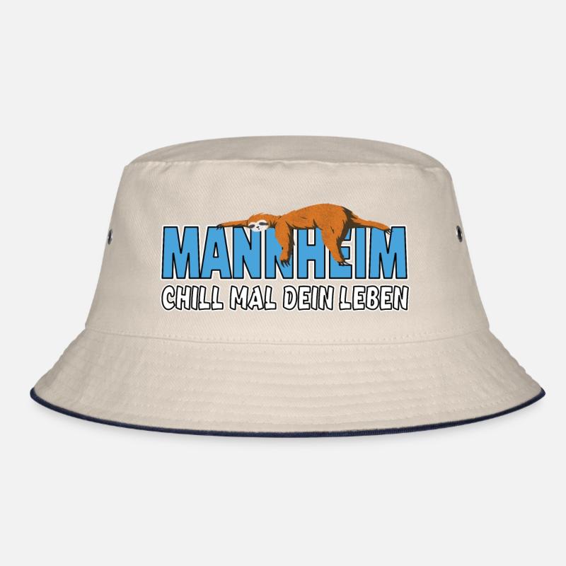 Mannheim chill mal dein Leben Faultier Heimat Bucket Hat