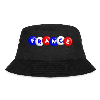 FRANCE flag colors - Bucket Hat - black - Front - Lela (165cm)
