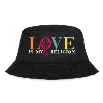 bunte Freiheit lgbt human rights colorful jesus - Bucket Hat - Schwarz - Vorne - Lela (165cm)