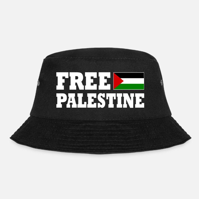 Free palestine - Bucket Hat - Schwarz