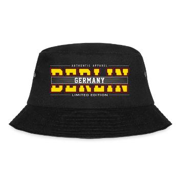 Berlin - Bucket Hat - Schwarz - Vorne - Lela (165cm)
