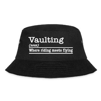 Vaulting Where Riding Meets Flying Voltigieren - Bucket Hat - Schwarz - Vorne - Lela (165cm)