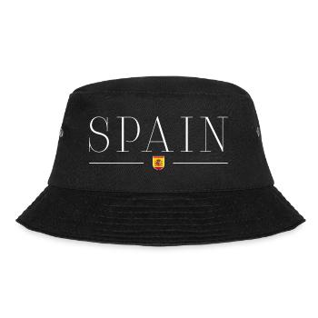 Spain Passion T-Shirt - Bucket Hat - black - Front - Lela (165cm)