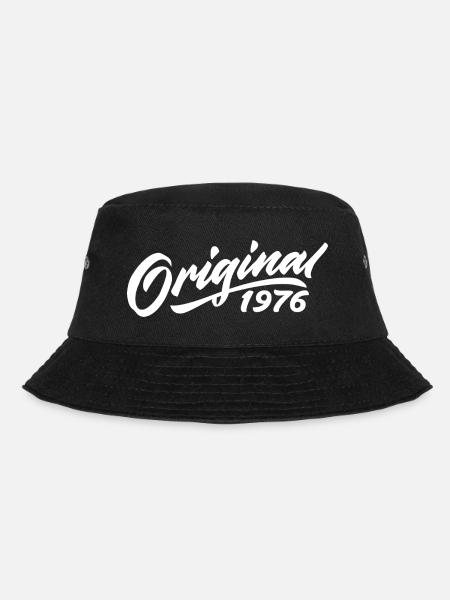 Original 1976 Geburtstagsgeschenk 1976 - Bucket Hat - Schwarz
