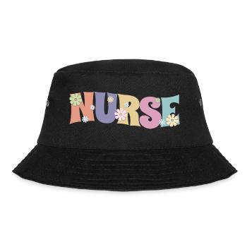 Cool Flower Nurse Cadeau pour les infirmières futures infirmières - Bob - noir - Devant - Lela (165cm)