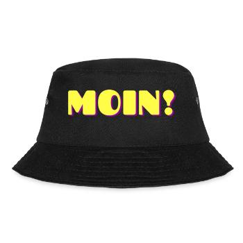 MOIN - Bucket Hat - Schwarz - Vorne - Lela (165cm)