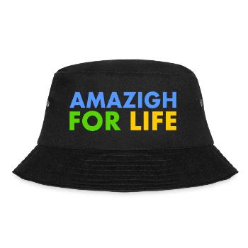 Amazigh for life - Bucket Hat - Schwarz - Vorne - Lela (165cm)