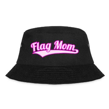 Flag Mom Américain Flag Football Maman Femmes - Bob - noir - Devant - Lela (165cm)