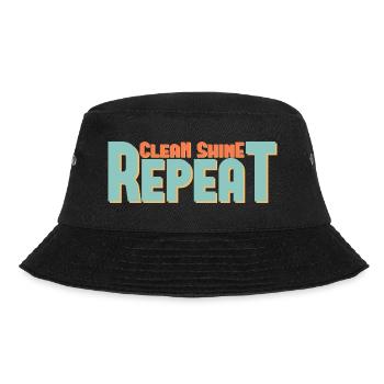 Clean Shine Repeat Detailer Car Lover Tuner - Bucket Hat - black - Front - Lela (165cm)