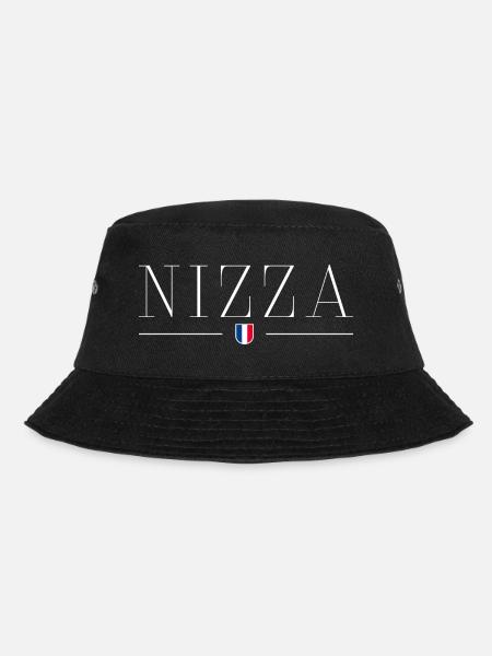 Nizza Riviera Flair T-Shirt - Bucket Hat - Schwarz