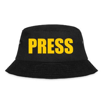 Presse - Bucket Hat - Schwarz - Vorne - Lela (165cm)
