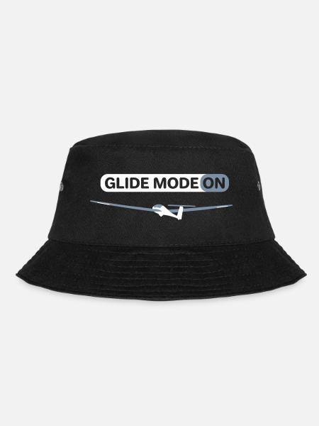 Glider Gliding Glider Glider Pilot Pilot - Bucket Hat - black