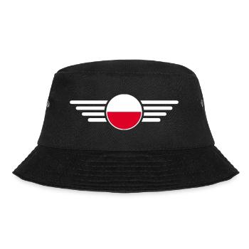 Poland Style T-Shirt - Bucket Hat - black - Front - Lela (165cm)