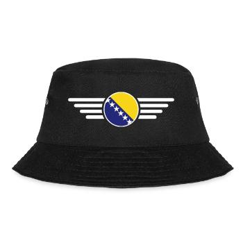 T-shirt design de style bosniaque - Bob - noir - Devant - Lela (165cm)