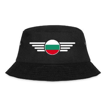 Bulgaria Style Design T-Shirt - Bucket Hat - black - Front - Lela (165cm)