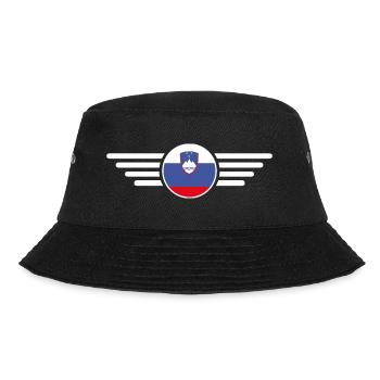 Slowenien Stil Design T-Shirt - Bucket Hat - Schwarz - Vorne - Lela (165cm)