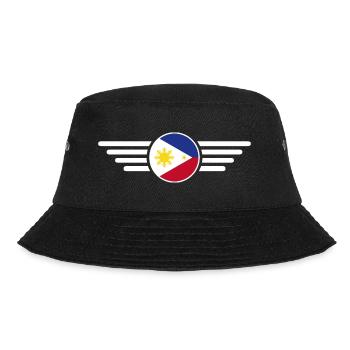 T-shirt de conception de style philippin - Bob - noir - Devant - Lela (165cm)