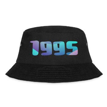 1995 Geburtstagsgeschenk Vintage 1995 Retro 1995 - Bucket Hat - Schwarz - Vorne - Lela (165cm)