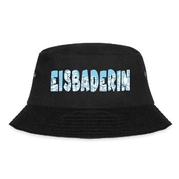 eisbaden winterbader cool icebath kälteresistent - Bucket Hat - Schwarz - Vorne - Lela (165cm)