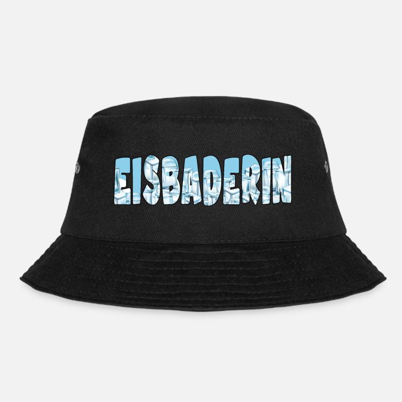 eisbaden winterbader cool icebath kälteresistent - Bucket Hat - Schwarz
