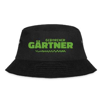Geborener gärtner - Bucket Hat - Schwarz - Vorne - Lela (165cm)
