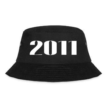 2011 - Gift born in 2011 - Bucket Hat - black - Front - Lela (165cm)
