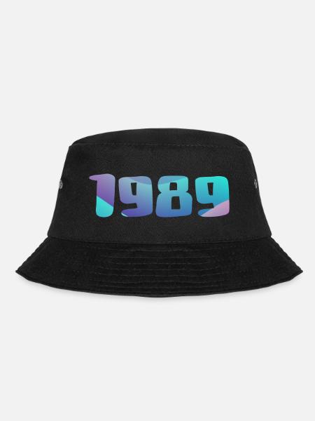 1989 Geburtstagsgeschenk Vintage 1989 Retro 1989 - Bucket Hat - Schwarz