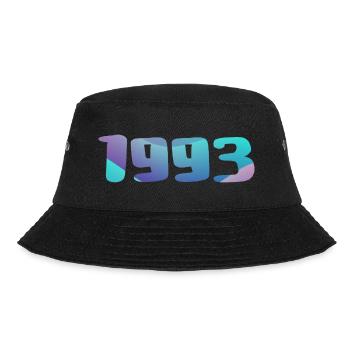 Birthday Gift 1993 Vintage 1993 Retro 1993 - Bucket Hat - black - Front - Lela (165cm)
