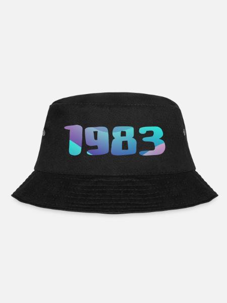 1983 Geburtstagsgeschenk Vintage 1983 Retro 1983 - Bucket Hat - Schwarz