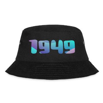 1949 Geburtstagsgeschenk Vintage 1949 Retro 1949 - Bucket Hat - Schwarz - Vorne - Lela (165cm)