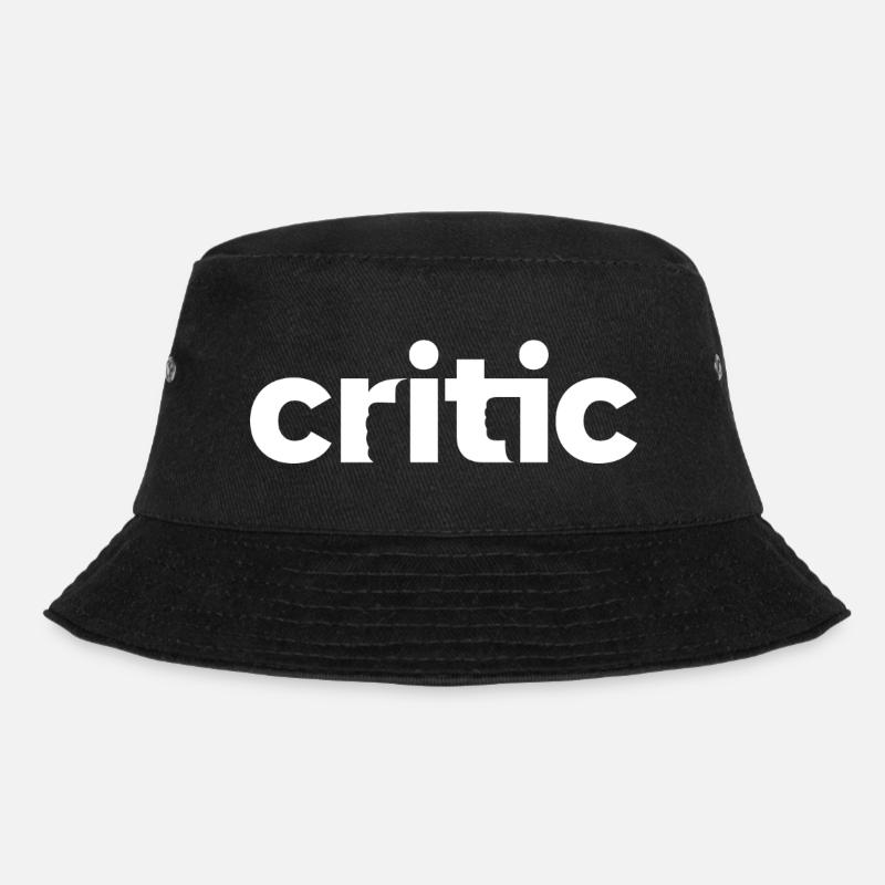 Critic - Kritiker - Bucket Hat - Schwarz