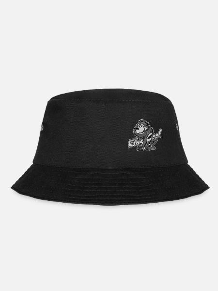Gorilla King Cool - Bucket Hat - black