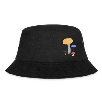 mushrooms - Bucket Hat - black - Front - Lela (165cm)