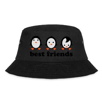 best friends - Bucket Hat - Schwarz - Vorne - Lela (165cm)
