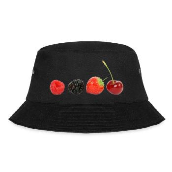 Delicious berries - Bucket Hat - black - Front - Lela (165cm)