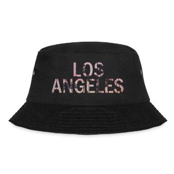 Los Angeles lettering - Bucket Hat - black - Front - Lela (165cm)