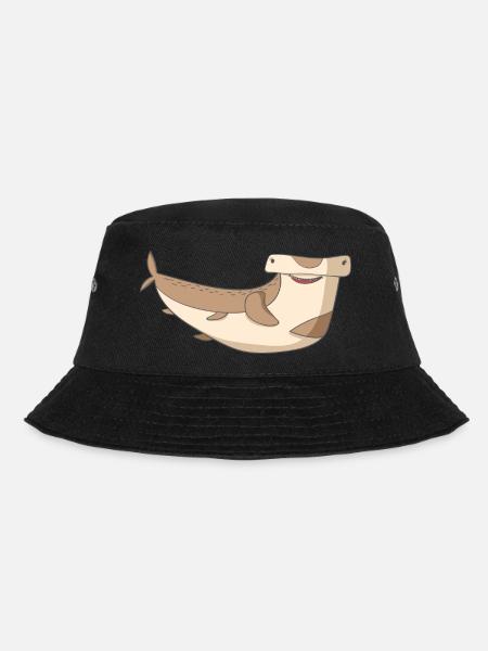 Hammerhai Lustig - Bucket Hat - Schwarz