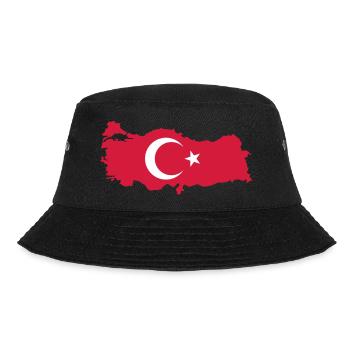 Turkey Map Flag - Bucket Hat - black - Front - Lela (165cm)