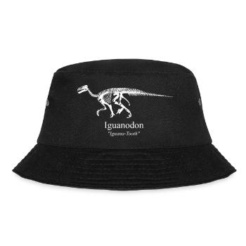 Iguanodon white - Bucket Hat - black - Front - Lela (165cm)