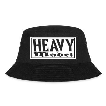 heavy medal girl maedel frau halfpipe skate rock m - Bucket Hat - Schwarz - Vorne - Lela (165cm)