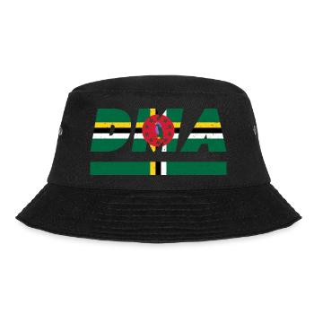 Dominica DOM Flag Gift Caribbean Island Travel - Bucket Hat - black - Front - Lela (165cm)