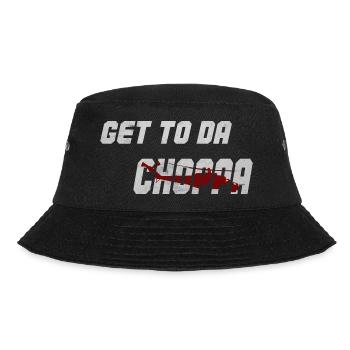 Komm zu da choppa! - Bucket Hat - Schwarz - Vorne - Lela (165cm)