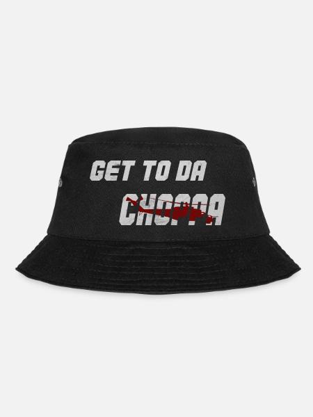 Komm zu da choppa! - Bucket Hat - Schwarz