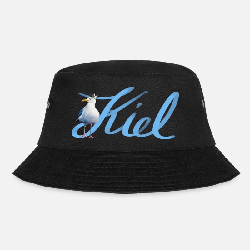 kiel möwe - Bucket Hat - Schwarz