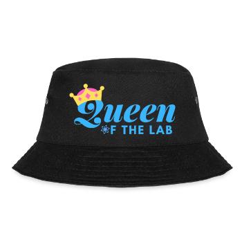 KÖNIGIN DES LABORS - MEDIZINISCHER LABORWISSENSCHAFTLER - Bucket Hat - Schwarz - Vorne - Lela (165cm)