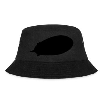 Zeppelin - Bucket Hat - Schwarz - Vorne - Lela (165cm)
