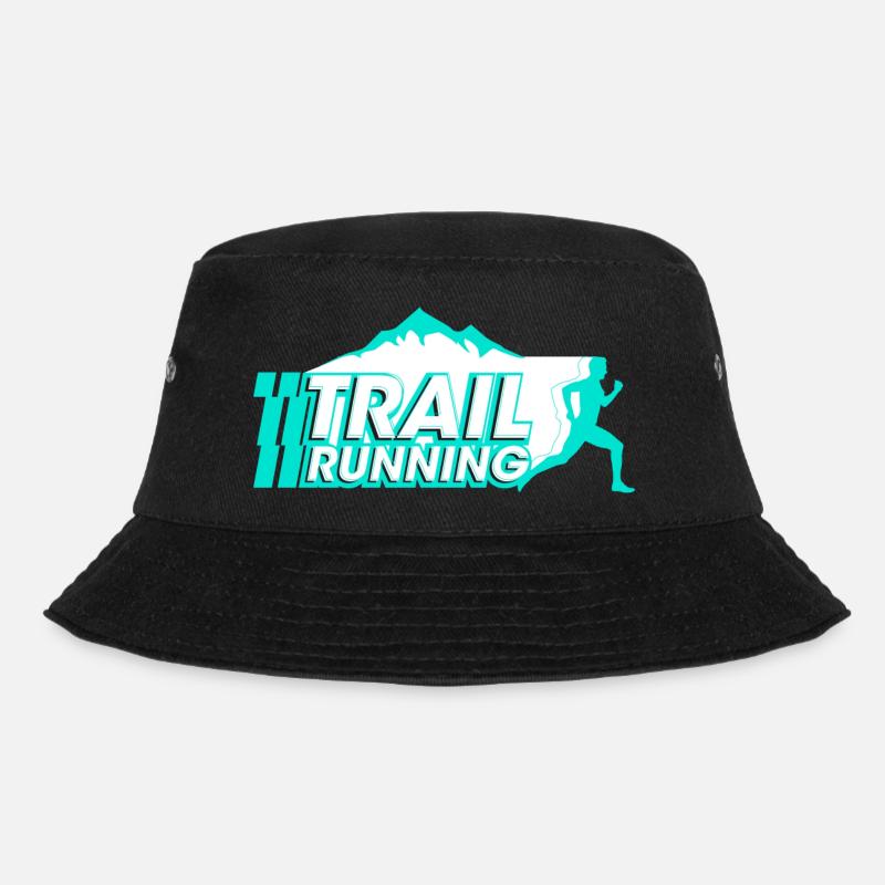 trail running - Bucket Hat - Schwarz
