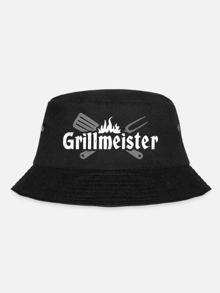 Grillmeister - Bucket Hat - Schwarz