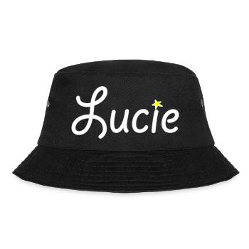 Lucie - Bucket Hat - Schwarz - Vorne - Lela (165cm)